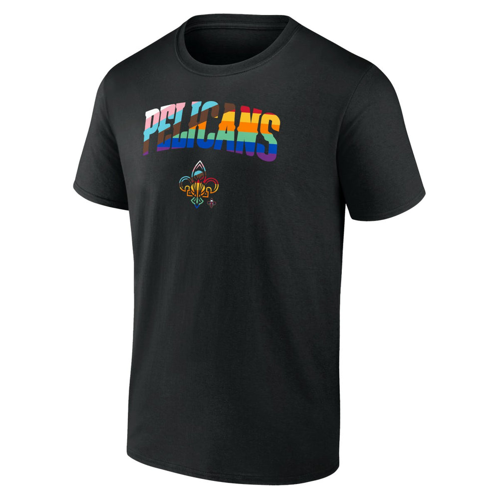 New Orleans Pelicans Logo Pride T-Shirt Black