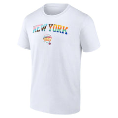 New York Knicks Pride T-Shirt White
