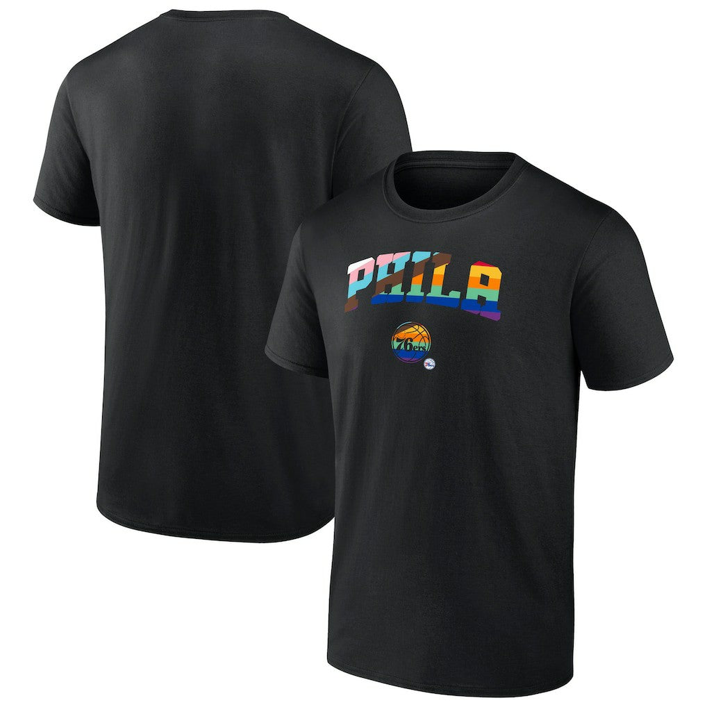 Philadelphia 76ers Pride T-Shirt Black