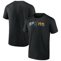 San Antonio Spurs Pride T-Shirt Black