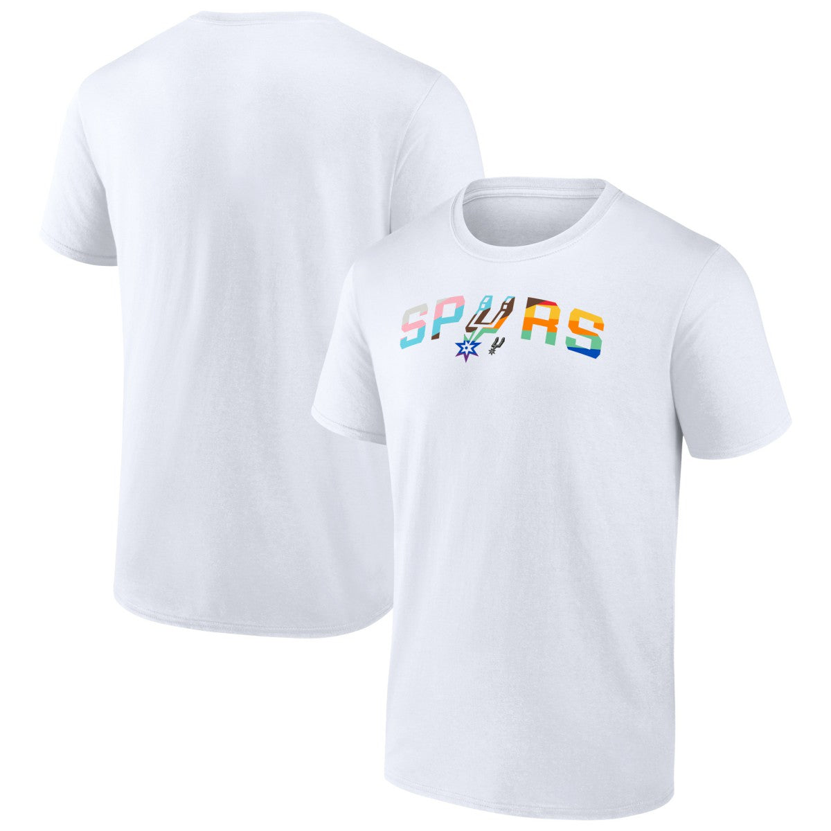 San Antonio Spurs Pride T-Shirt White