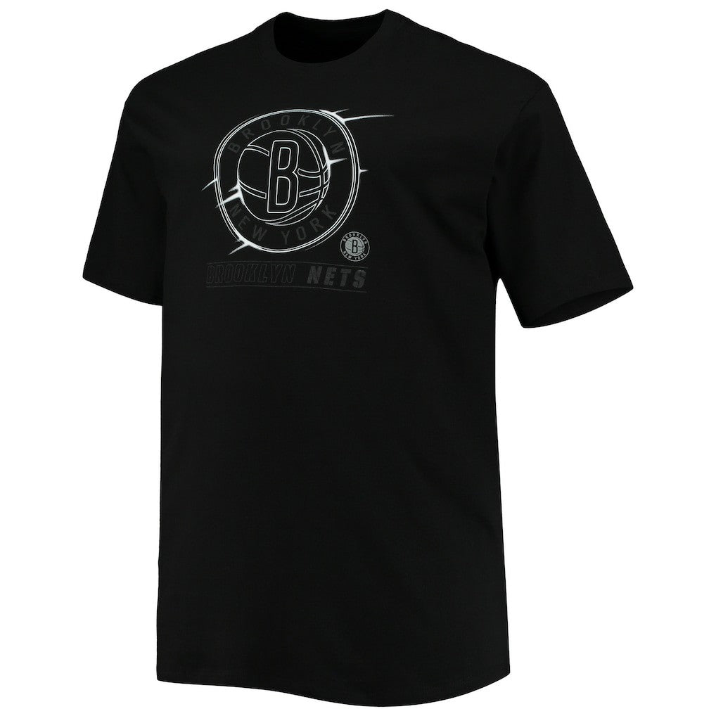 Brooklyn Nets Big & Tall Pop T-Shirt Black