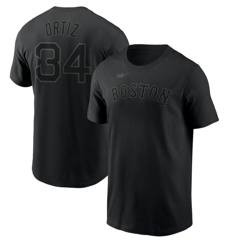 David Ortiz Boston Red Sox Nike Name & Number T-Shirt Discount