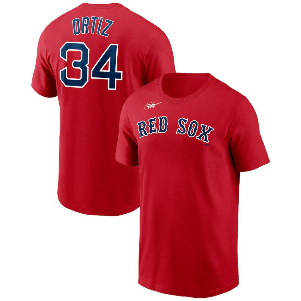 David Ortiz Boston Red Sox Nike Name & Number T-Shirt Sale