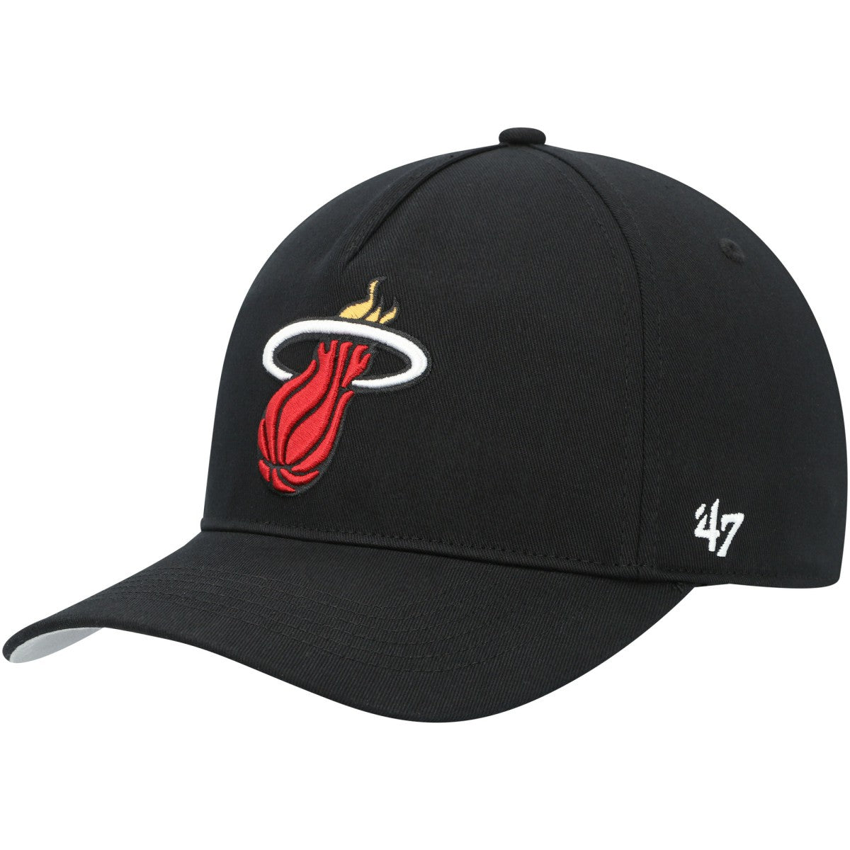 47 brand Miami Heat '47 Hitch Snapback Hat Black