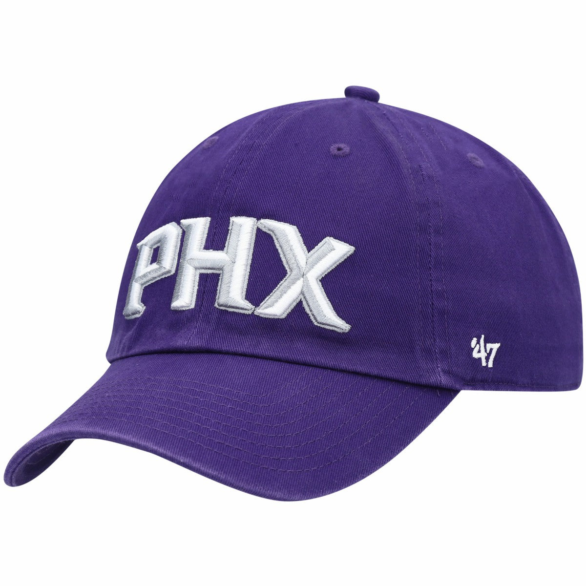 47 brand Phoenix Suns '47 Clean Up Wordmark Adjustable Hat Purple