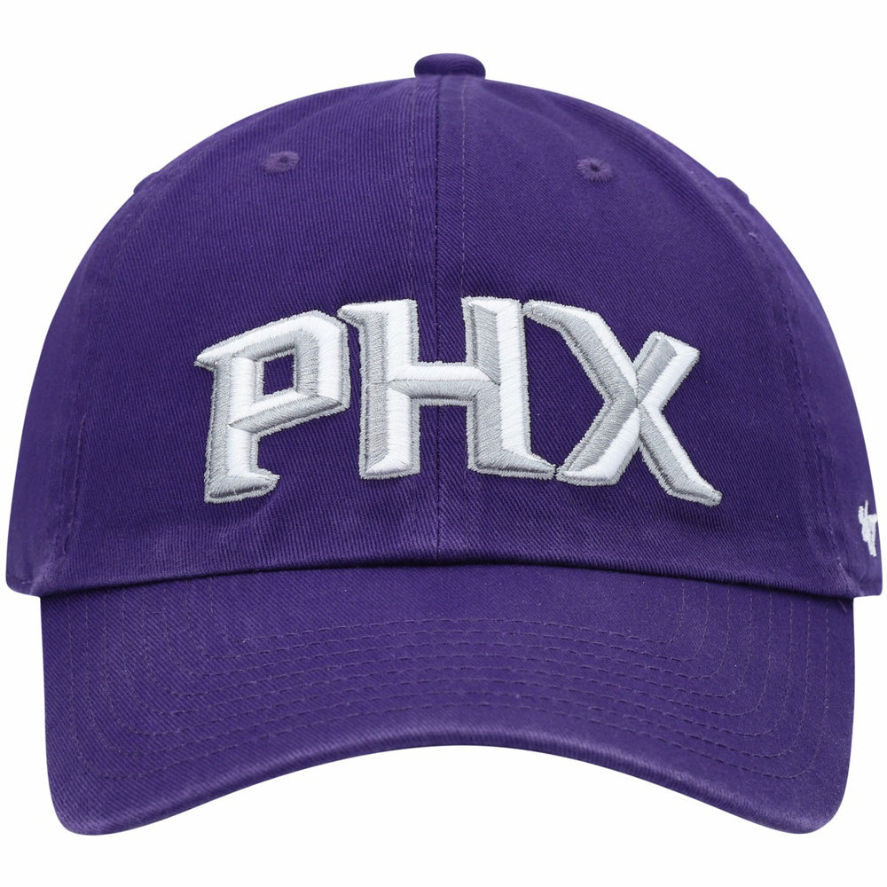 47 brand Phoenix Suns '47 Clean Up Wordmark Adjustable Hat Purple
