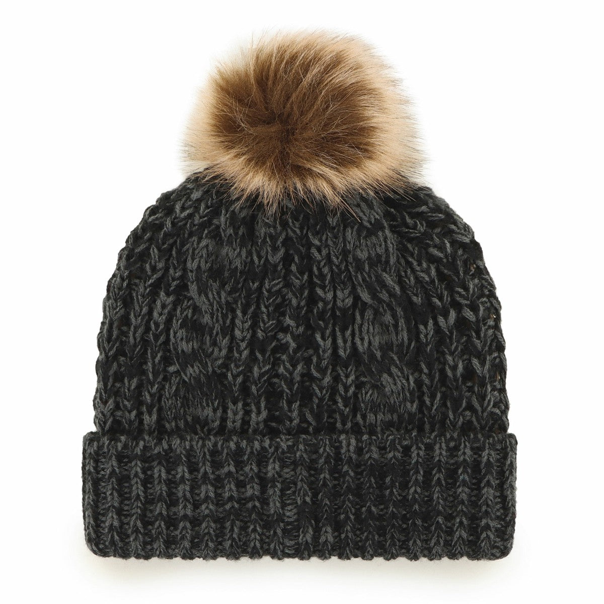 47 brand Miami Heat '47 Women's Meeko Cuffed Knit Hat with Pom Black