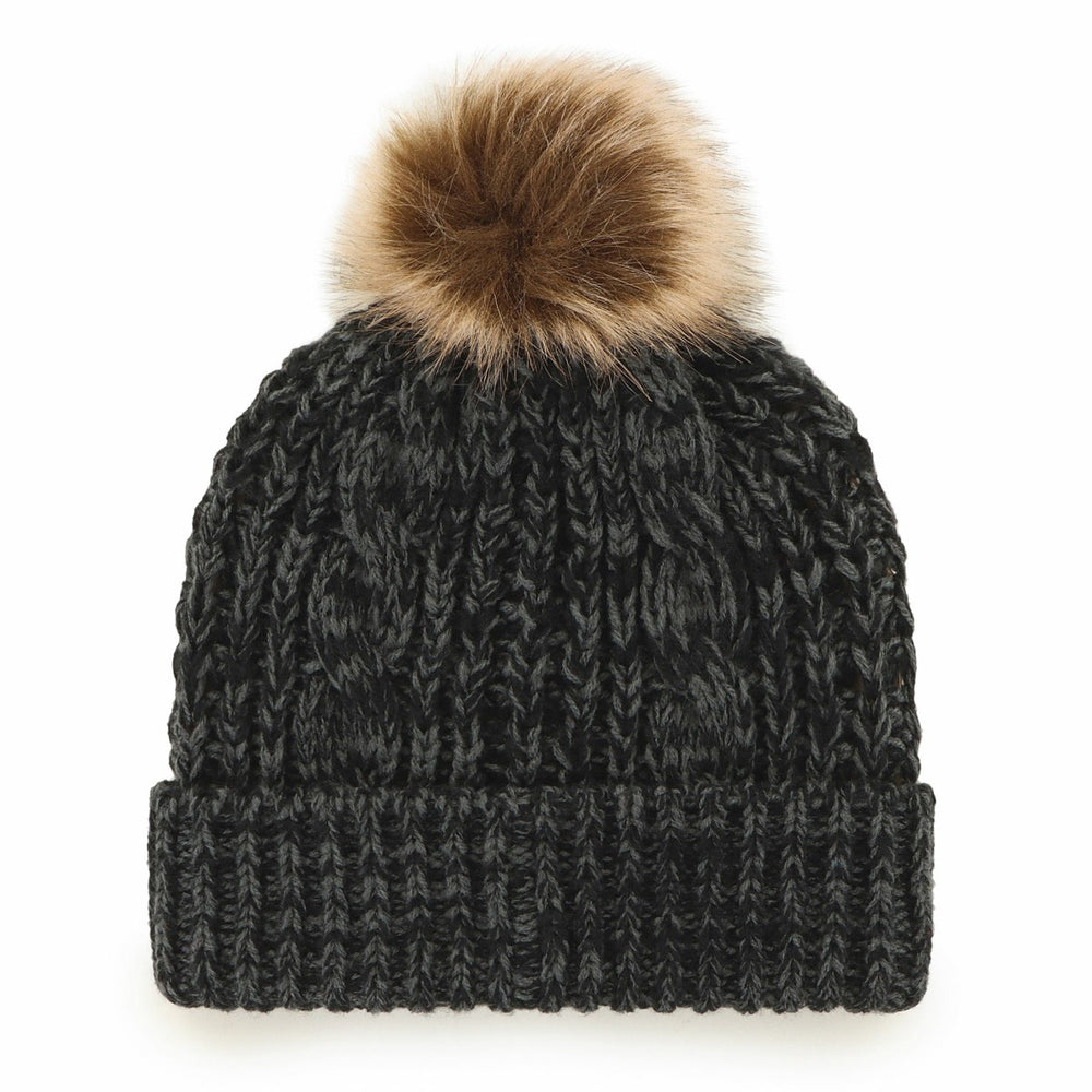 47 brand Miami Heat '47 Women's Meeko Cuffed Knit Hat with Pom Black