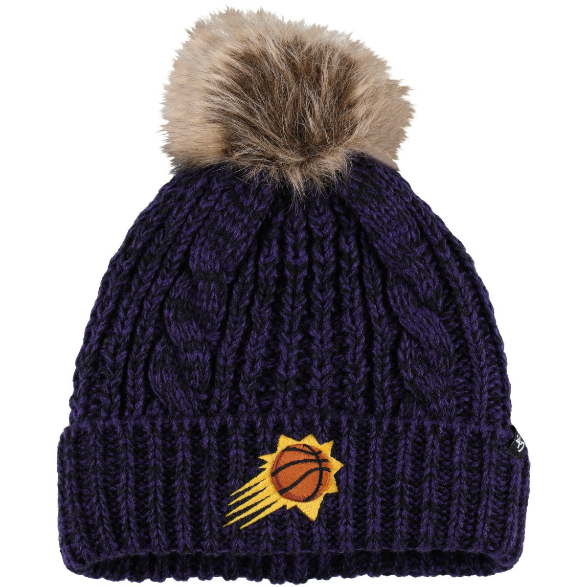 47 brand Phoenix Suns '47 Women's Meeko Cuffed Knit Hat with Pom Purple