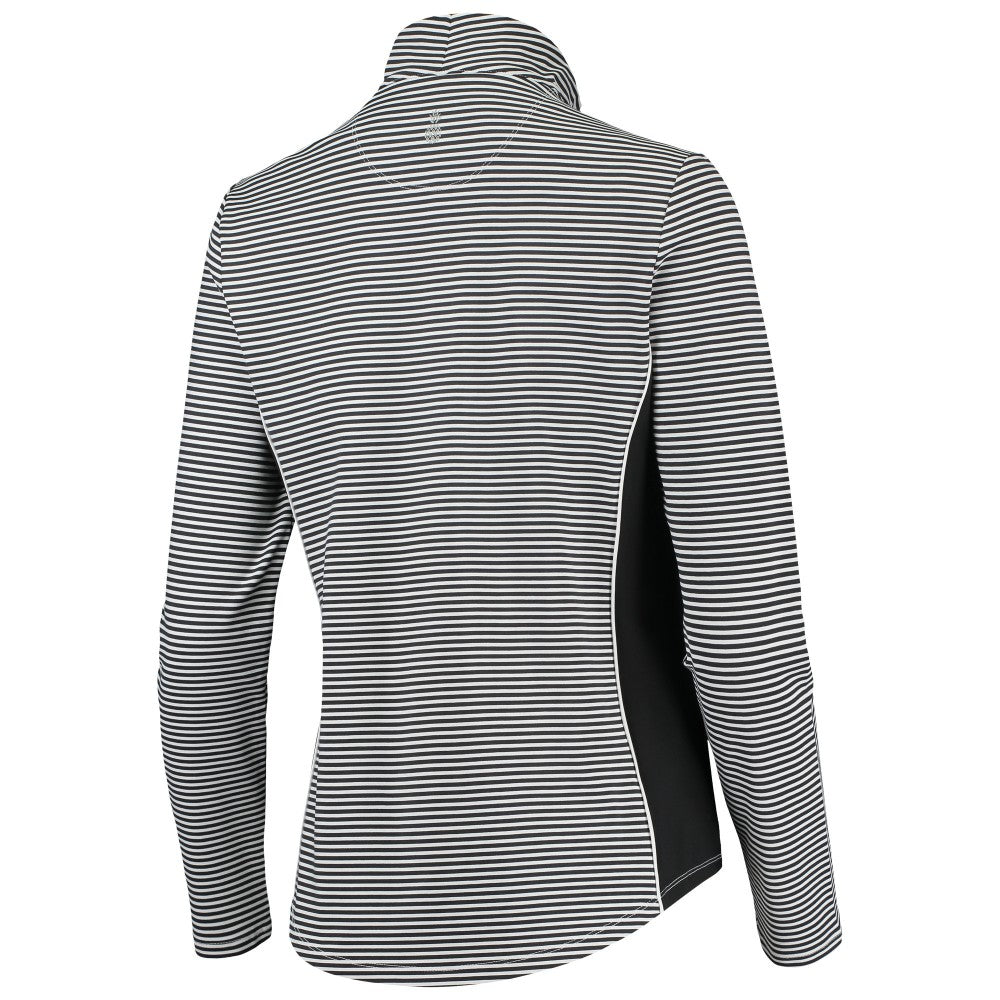 Cleveland Guardians Tommy Bahama Women's Aubrey Stripe Block IslandZone Half-Zip Jacket Discount