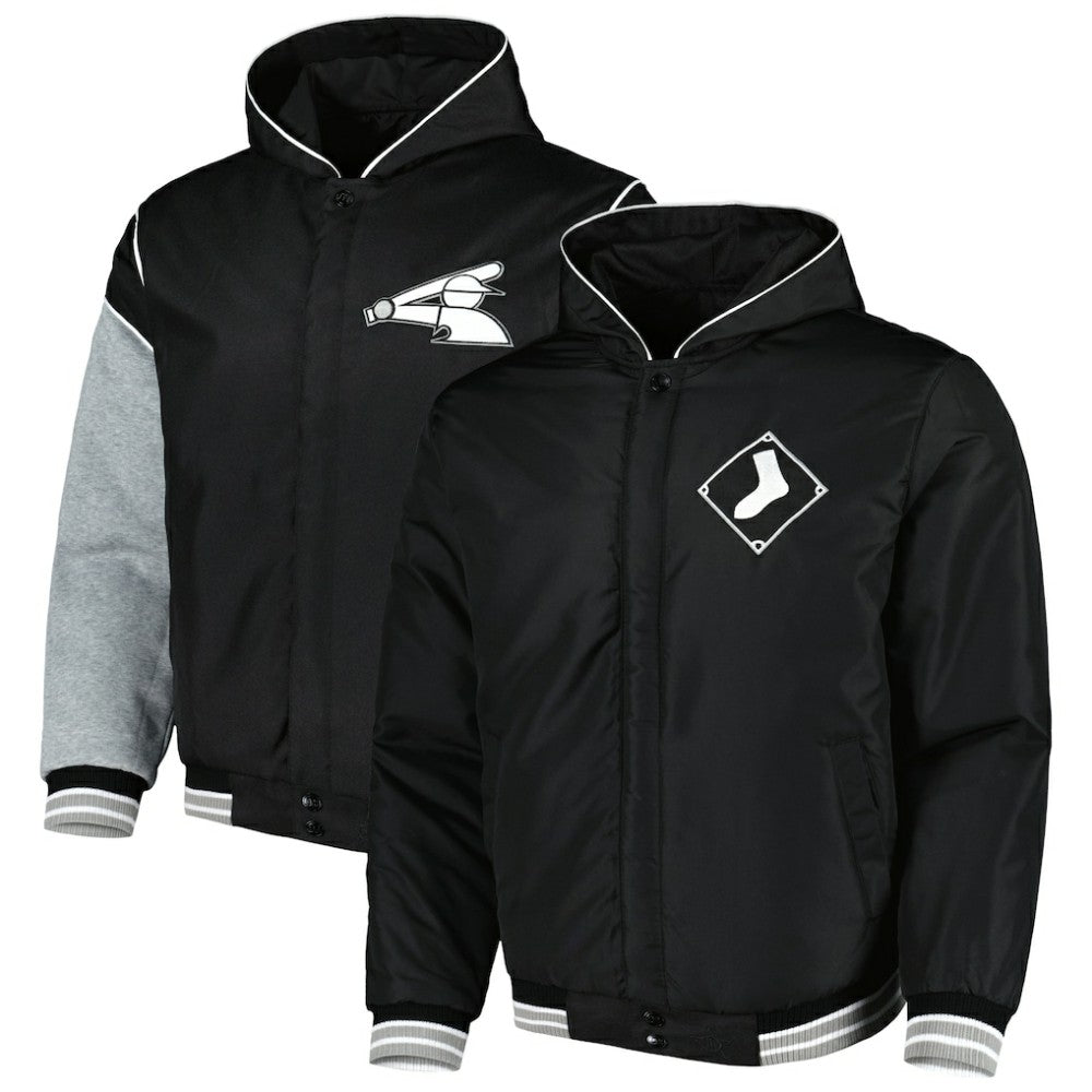 Chicago White Sox JH Design Reversible Fleece Full-Snap Hoodie Jacket Online