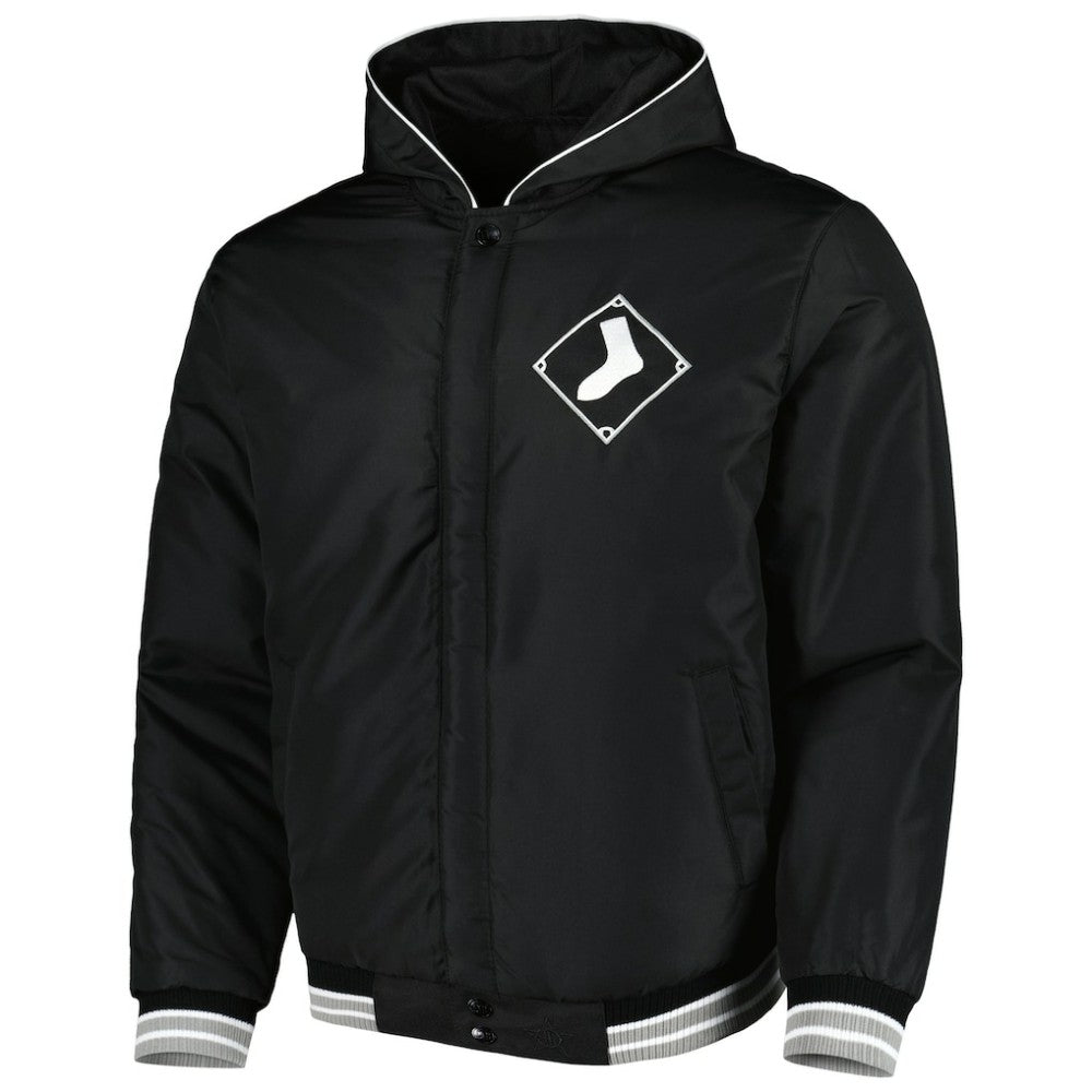 Chicago White Sox JH Design Reversible Fleece Full-Snap Hoodie Jacket Online