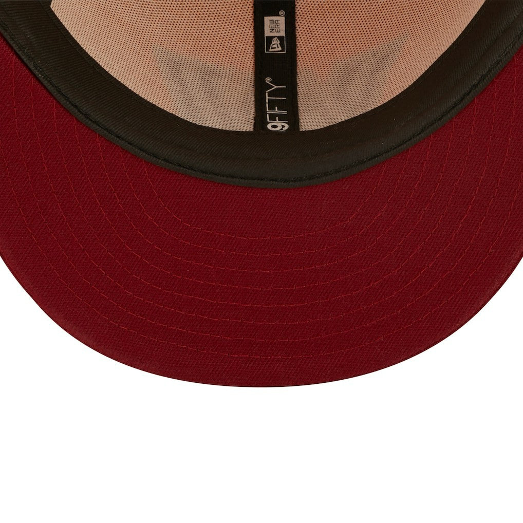 Washington Commanders New Era Flipside 2Tone 59FIFTY Fitted Hat - Gold/Burgundy - NFL