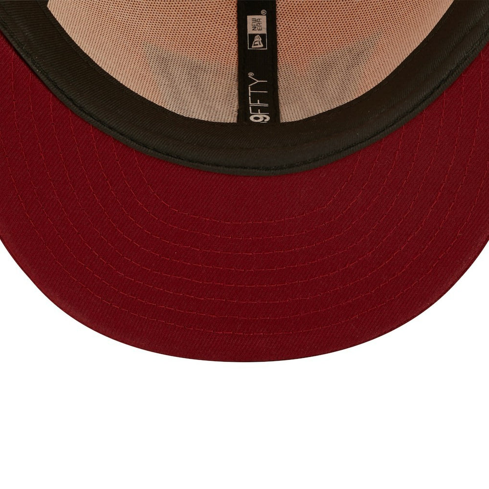 Washington Commanders New Era Flipside 2Tone 59FIFTY Fitted Hat - Gold/Burgundy - NFL