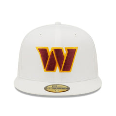 Washington Commanders New Era Omaha 59FIFTY Fitted Hat - White - NFL