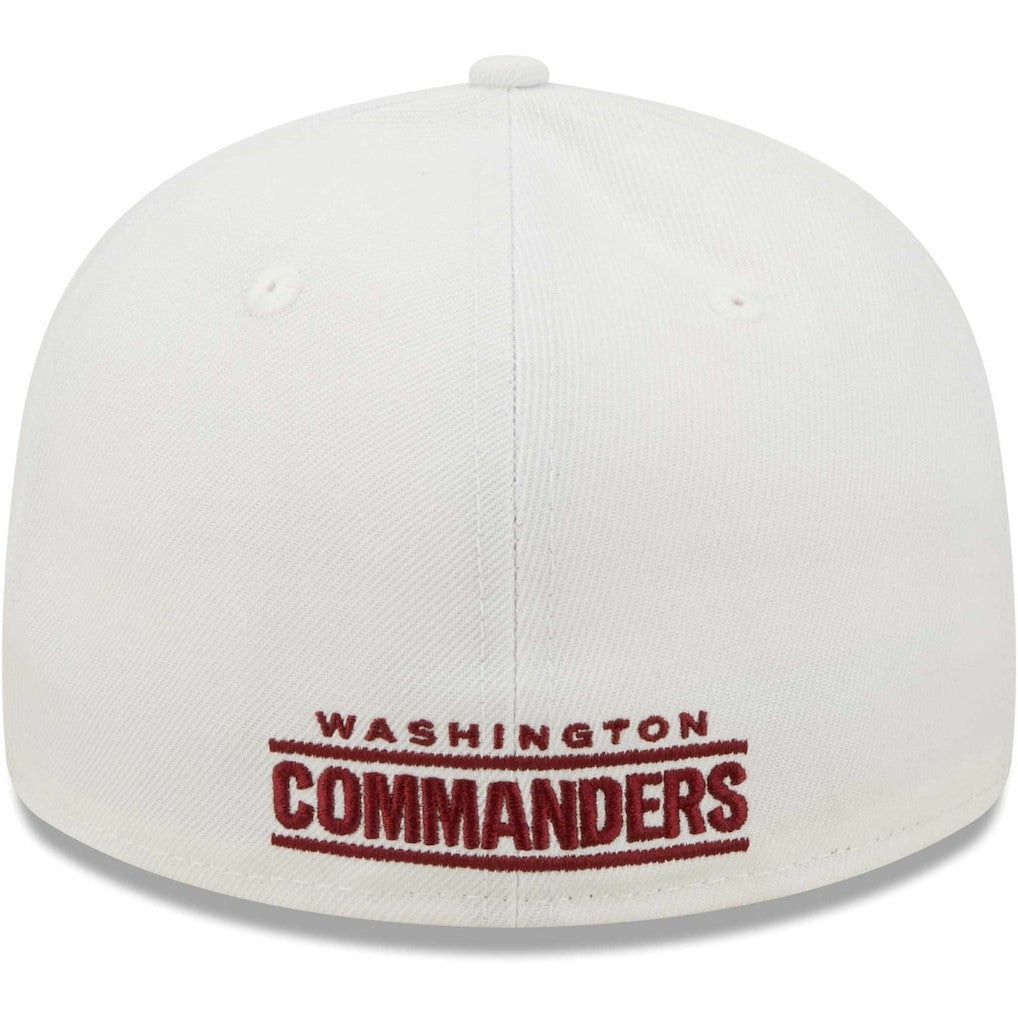 Washington Commanders New Era Omaha Low Profile 59FIFTY Fitted Hat - White - NFL