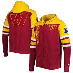 Washington Commanders Starter Extreme Full-Zip Hoodie Jacket - Burgundy - NFL