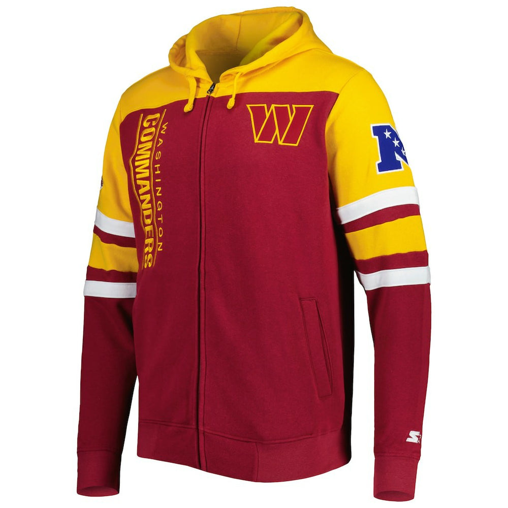 Washington Commanders Starter Extreme Full-Zip Hoodie Jacket - Burgundy - NFL