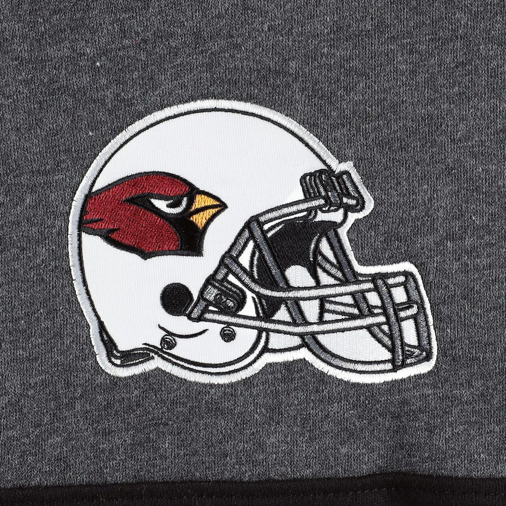 Arizona Cardinals Starter Extreme Pullover Hoodie - Heather Charcoal/Cardinal - NFL