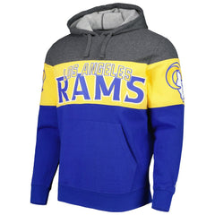 Los Angeles Rams Starter Extreme Pullover Hoodie - Heather Charcoal/Royal - NFL