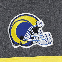 Los Angeles Rams Starter Extreme Pullover Hoodie - Heather Charcoal/Royal - NFL
