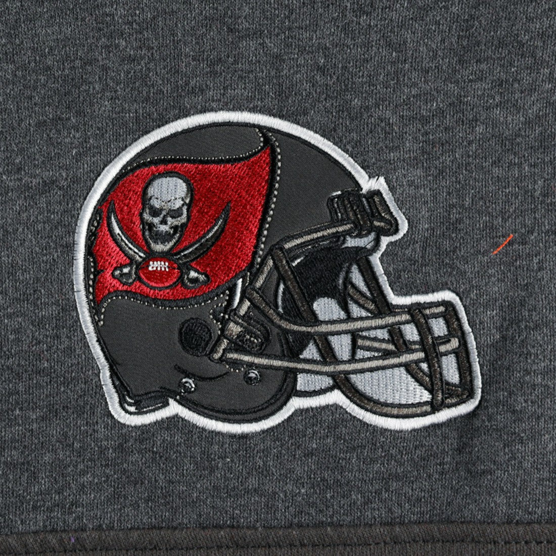 Tampa Bay Buccaneers Starter Extreme Pullover Hoodie - Heather Charcoal/Red - NFL