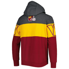 Washington Commanders Starter Extreme Pullover Hoodie - Heather Charcoal/Burgundy - NFL