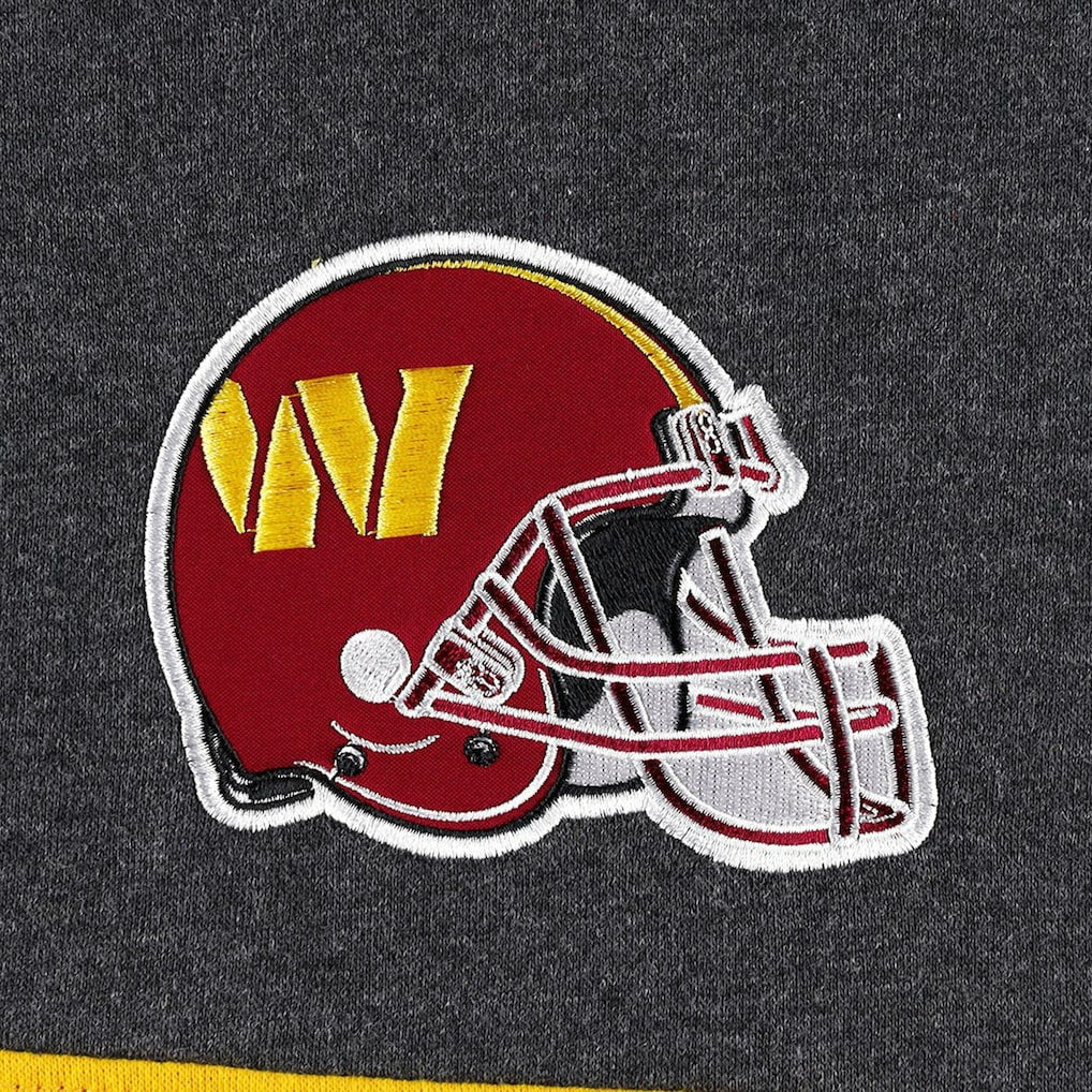 Washington Commanders Starter Extreme Pullover Hoodie - Heather Charcoal/Burgundy - NFL