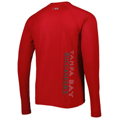 Tampa Bay Buccaneers MSX by Michael Strahan Interval Long Sleeve Raglan T-Shirt - Red - NFL
