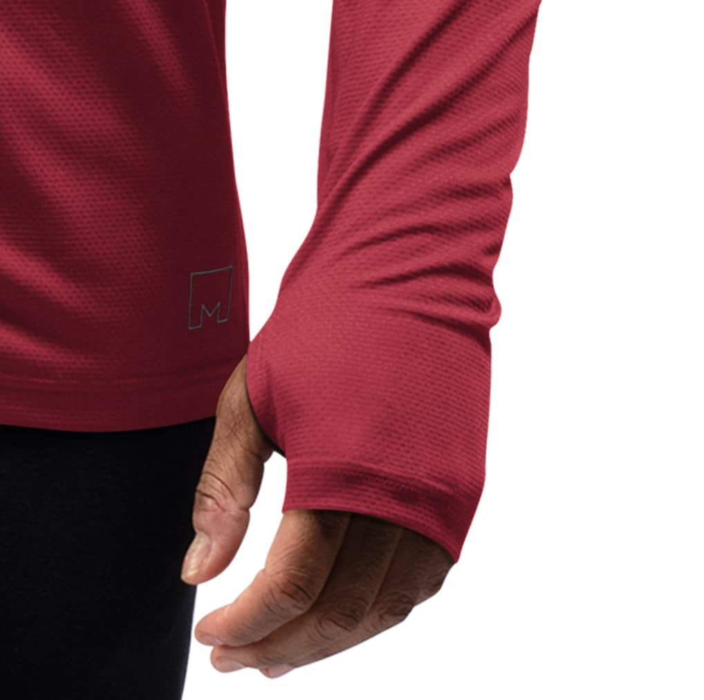 Washington Commanders MSX by Michael Strahan Interval Long Sleeve Raglan T-Shirt - Burgundy - NFL