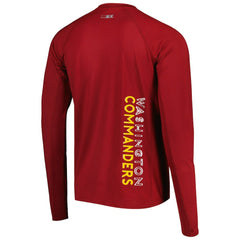 Washington Commanders MSX by Michael Strahan Interval Long Sleeve Raglan T-Shirt - Burgundy - NFL
