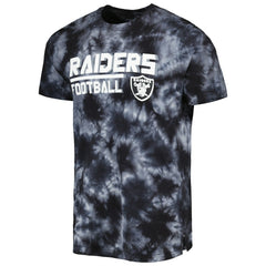 Las Vegas Raiders MSX by Michael Strahan Recovery Tie-Dye T-Shirt - Black - NFL