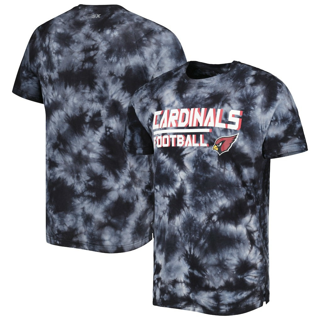 Arizona Cardinals MSX by Michael Strahan Recovery Tie-Dye T-Shirt - Black - NFL