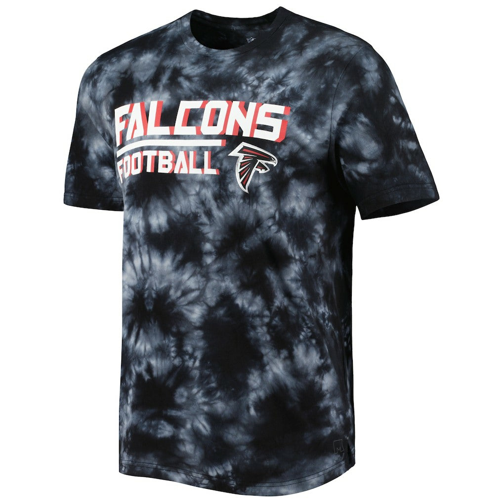 Atlanta Falcons MSX by Michael Strahan Recovery Tie-Dye T-Shirt - Black - NFL