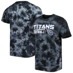 Tennessee Titans MSX by Michael Strahan Recovery Tie-Dye T-Shirt - Black - NFL