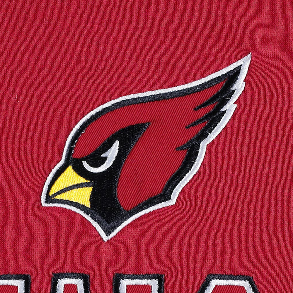 Arizona Cardinals Starter Draft Fleece Raglan Pullover Hoodie - Cardinal - NFL