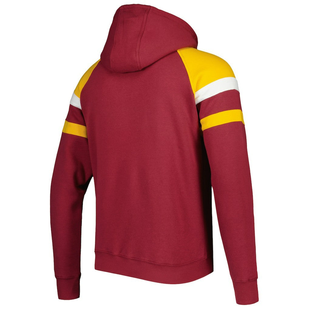 Washington Commanders Starter Draft Fleece Raglan Pullover Hoodie - Burgundy - NFL