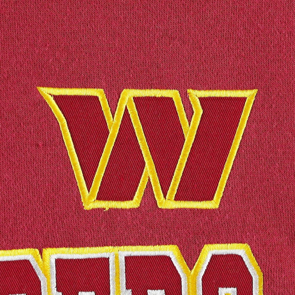 Washington Commanders Starter Draft Fleece Raglan Pullover Hoodie - Burgundy - NFL
