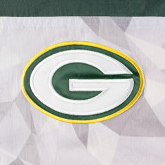Green Bay Packers Starter Thursday Night Gridiron Raglan Half-Zip Hooded Jacket - White/Green - NFL