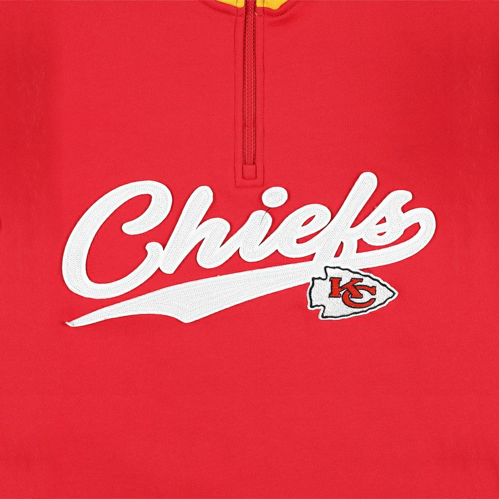 Kansas City Chiefs Tommy Hilfiger Aiden Quarter-Zip Sweatshirt - Red/Gold - NFL