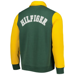 Green Bay Packers Tommy Hilfiger Aiden Quarter-Zip Sweatshirt - Green/Gold - NFL