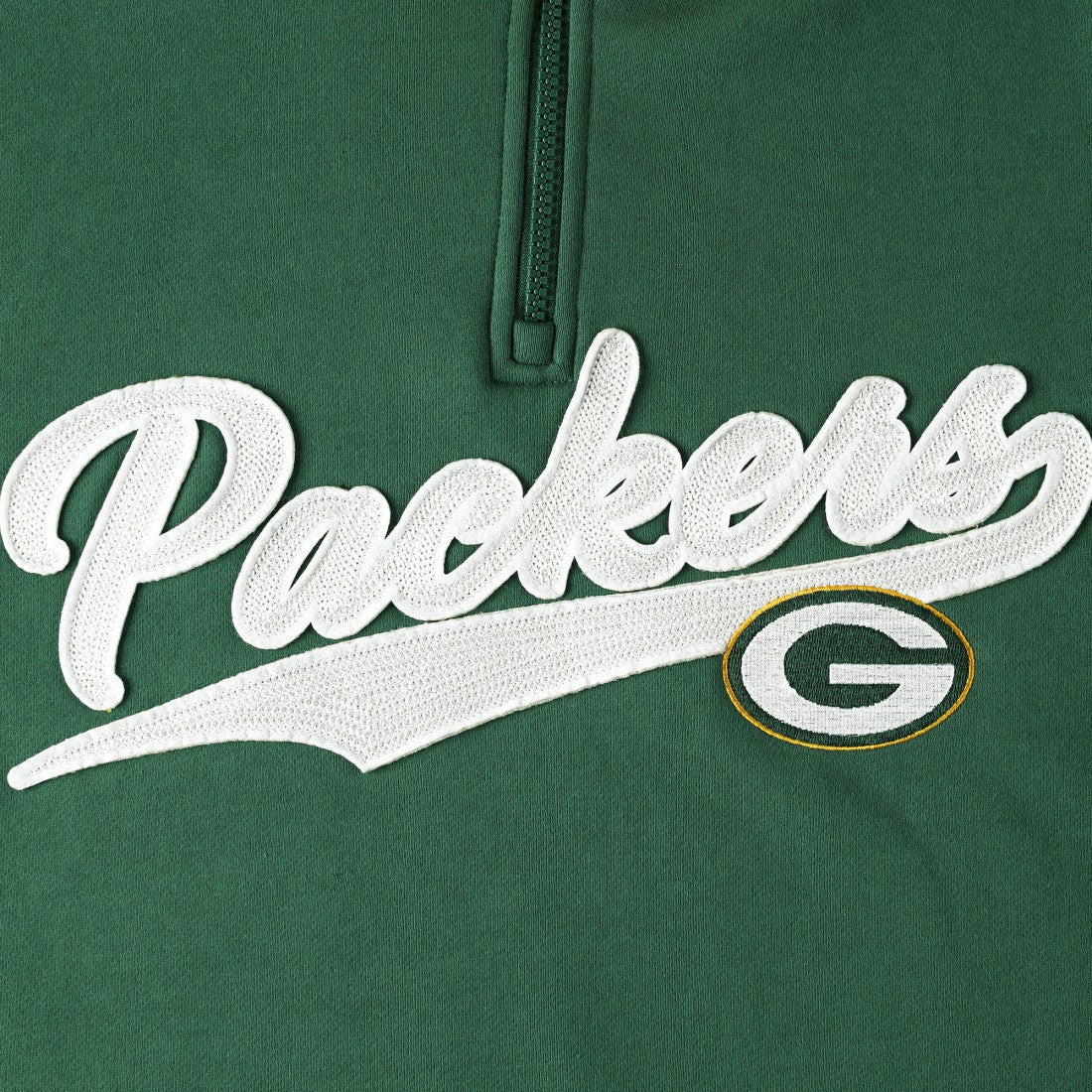 Green Bay Packers Tommy Hilfiger Aiden Quarter-Zip Sweatshirt - Green/Gold - NFL