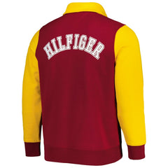 Washington Commanders Tommy Hilfiger Aiden Quarter-Zip Sweatshirt - Burgundy/Gold - NFL
