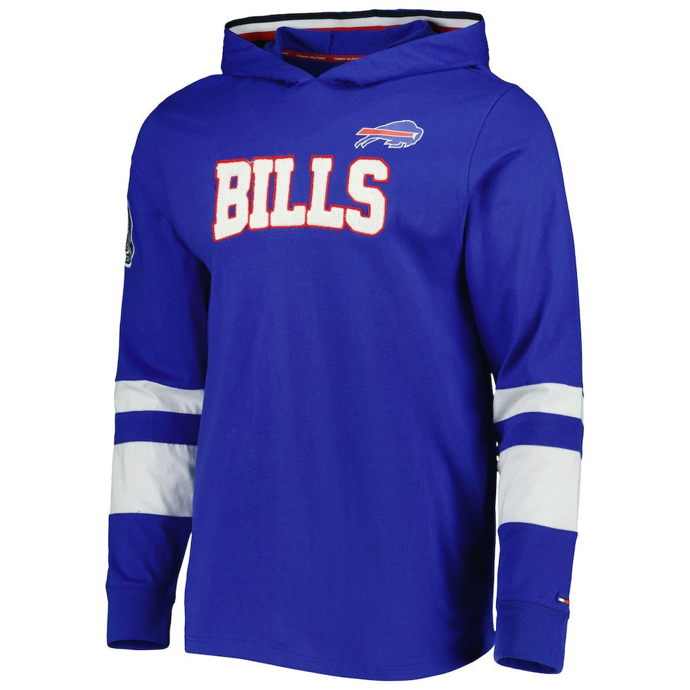 Buffalo Bills Tommy Hilfiger Alex Long Sleeve Hoodie T-Shirt - Royal/White - NFL