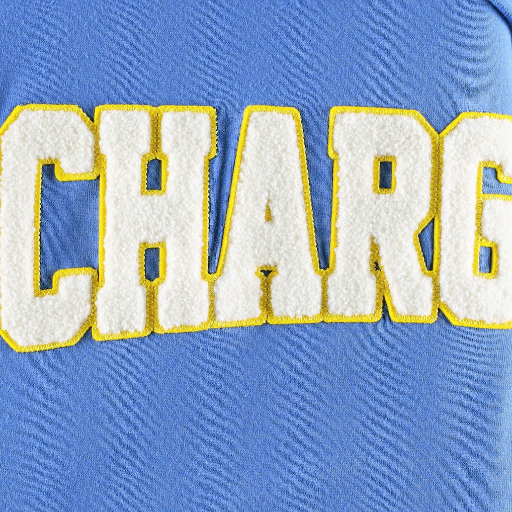 Los Angeles Chargers Tommy Hilfiger Alex Long Sleeve Hoodie T-Shirt - Powder Blue/White - NFL