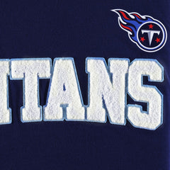 Tennessee Titans Tommy Hilfiger Alex Long Sleeve Hoodie T-Shirt - Navy/White - NFL