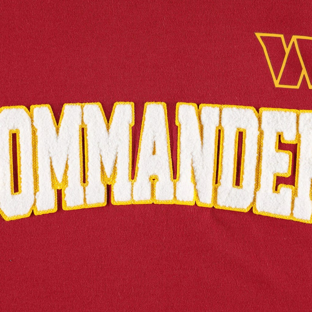 Washington Commanders Tommy Hilfiger Alex Long Sleeve Hoodie T-Shirt - Burgundy/White - NFL