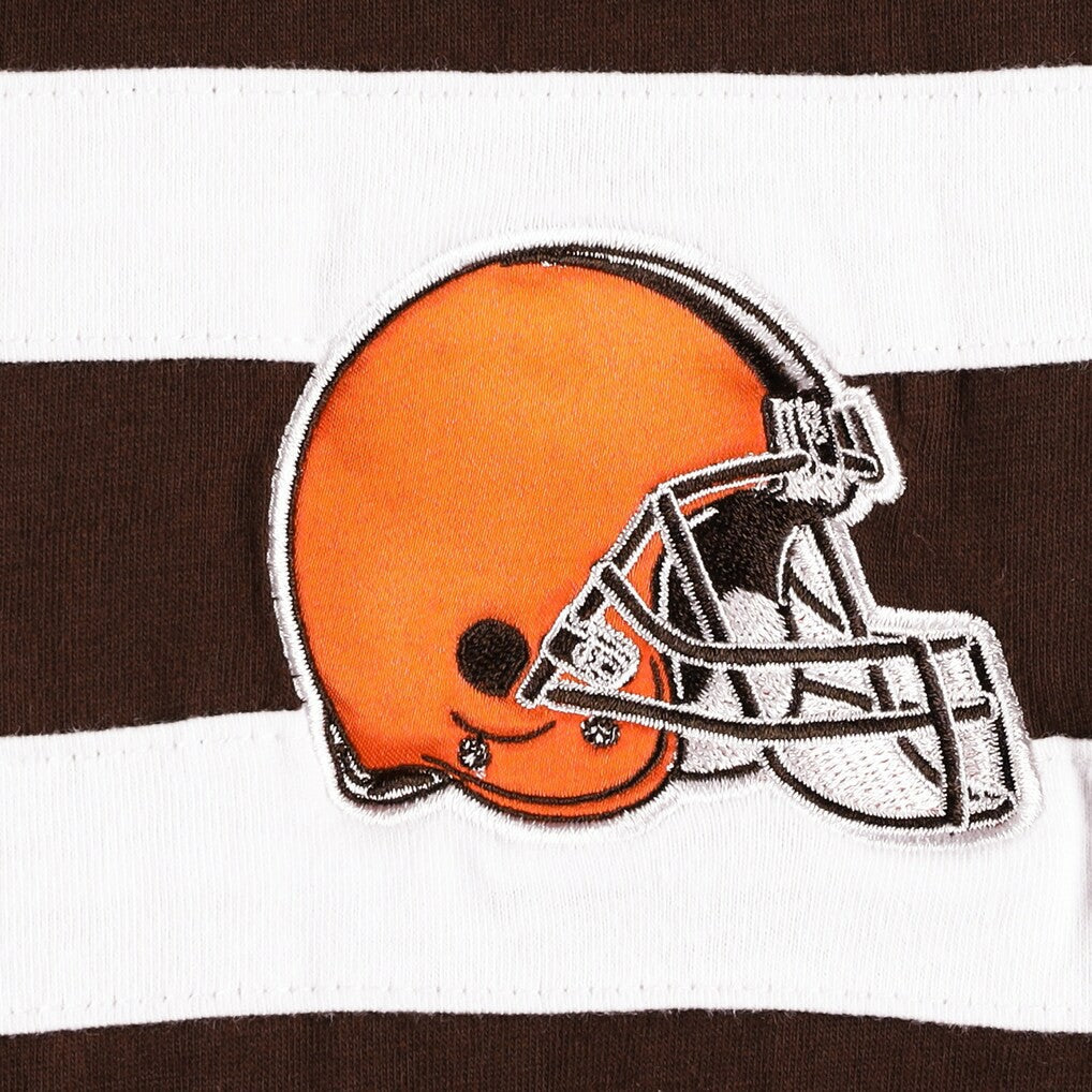 Cleveland Browns Starter Halftime Long Sleeve T-Shirt - Brown/White - NFL
