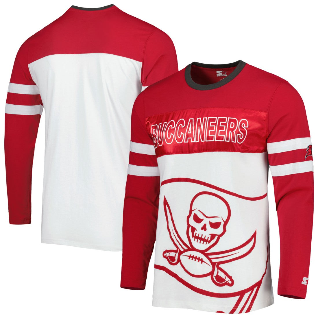 Tampa Bay Buccaneers Starter Halftime Long Sleeve T-Shirt - Red/White - NFL